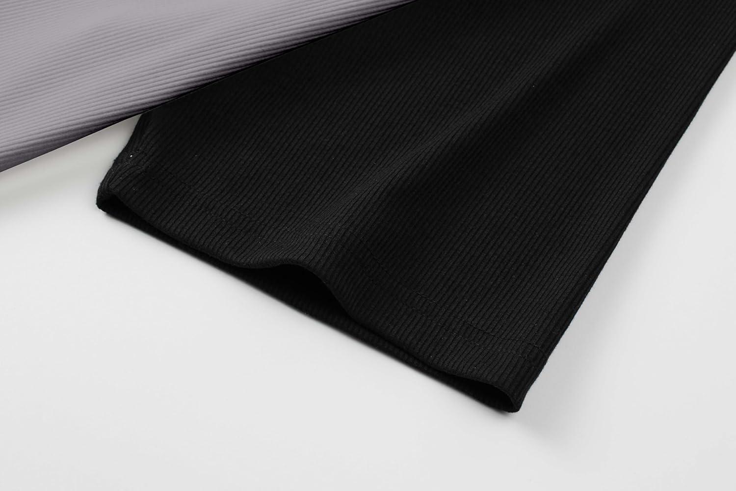 imageJMIERR Mens Muscle Slim T Shirts Texture V Neck Longline Henley Gym Workout Athletic Tee ShirtC Grey Black